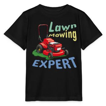 Expert en tonte de pelouse - T-shirt bio MINI CREATOR Stanley/Stella Enfant - noir - Devant - Mikhail (115cm)