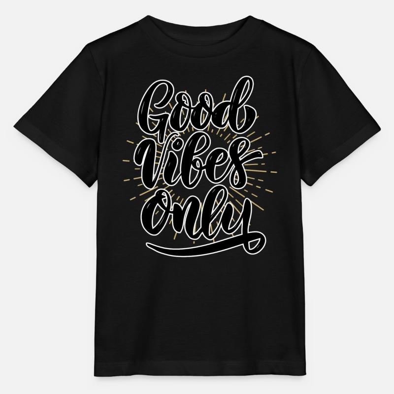 Good-vibes-only - Stanley/Stella Kinder T-Shirt MINI CREATOR - Schwarz