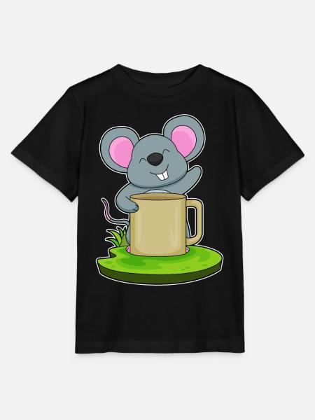 Maus Becher - Stanley/Stella Kinder T-Shirt MINI CREATOR - Schwarz