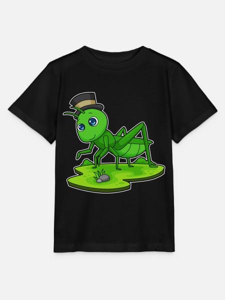 Raupe Gentleman Zylinder - Stanley/Stella Kinder T-Shirt MINI CREATOR  - Schwarz