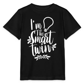 Je suis le Gémeaux intelligent Gémeaux Humour - T-shirt bio MINI CREATOR Stanley/Stella Enfant - noir - Devant - Mikhail (115cm)
