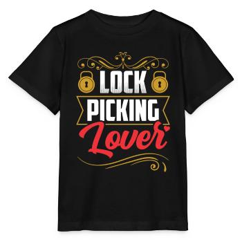 Lock Picking Lovers Cracker Lock Cracking - Stanley/Stella MINI CREATOR Kids’ T-Shirt - black - Front - Mikhail (115cm)