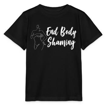 Mettre fin à la honte du corps Arrêtez l’ennui - T-shirt bio MINI CREATOR Stanley/Stella Enfant - noir - Devant - Mikhail (115cm)