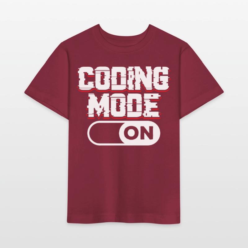 Mode de programmation A Codeur Programmeur T-shirt bio MINI CREATOR Stanley/Stella Enfant
