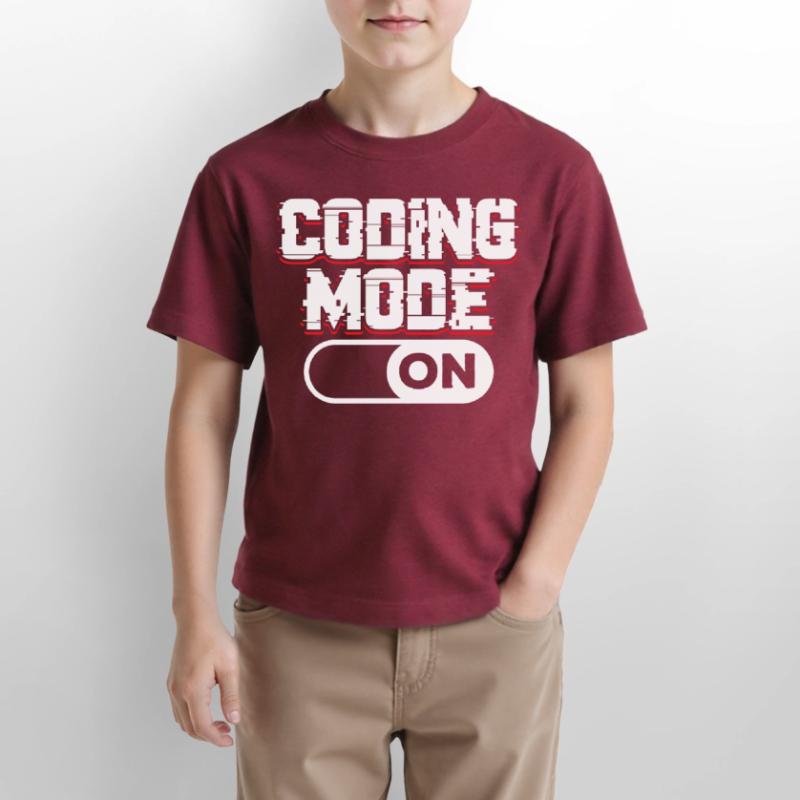 Mode de programmation A Codeur Programmeur T-shirt bio MINI CREATOR Stanley/Stella Enfant