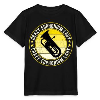 Euphonium Eufonium Euphoniste - T-shirt bio MINI CREATOR Stanley/Stella Enfant - noir - Devant - Mikhail (115cm)