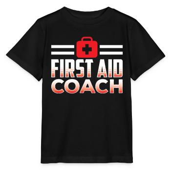 First Aid Trainer Instructor Course Immediate Measures - Stanley/Stella MINI CREATOR Kids’ T-Shirt - black - Front - Mikhail (115cm)