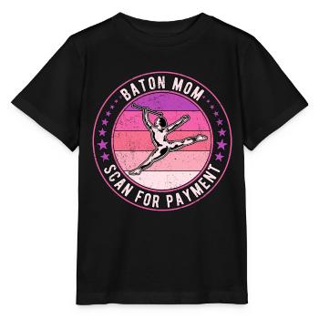 Baton Twirling Rod Turning Baton Maman - T-shirt bio MINI CREATOR Stanley/Stella Enfant - noir - Devant - Mikhail (115cm)