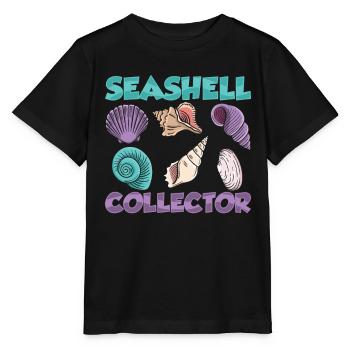 Shell collectors Mussel collectors collect mussels - Stanley/Stella MINI CREATOR Kids’ T-Shirt - black - Front - Mikhail (115cm)