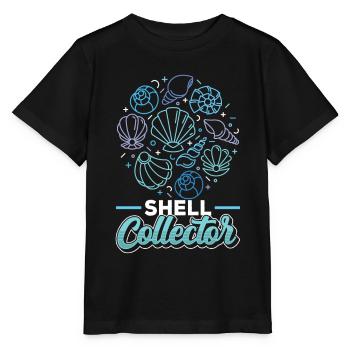 Shell collectors Mussel collectors collect mussels - Stanley/Stella MINI CREATOR Kids’ T-Shirt - black - Front - Mikhail (115cm)