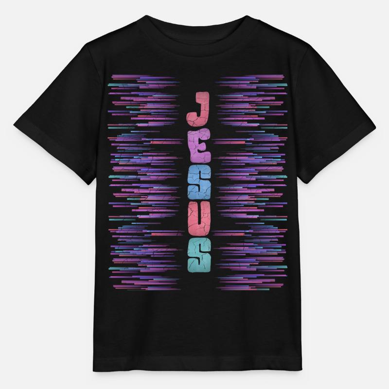 Jésus-Christ, chrétiens - T-shirt bio MINI CREATOR Stanley/Stella Enfant - noir