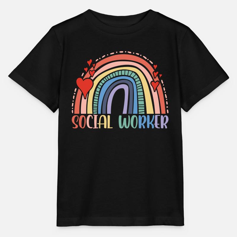 Sozialarbeiterin Sozialarbeit Sozialarbeiter Beruf - Stanley/Stella Kinder T-Shirt MINI CREATOR  - Schwarz