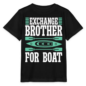 Échange frère pour bateau - T-shirt bio MINI CREATOR Stanley/Stella Enfant - noir - Devant - Mikhail (115cm)