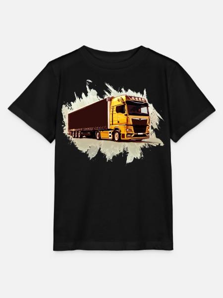 LKW - Stanley/Stella Kinder T-Shirt MINI CREATOR - Schwarz