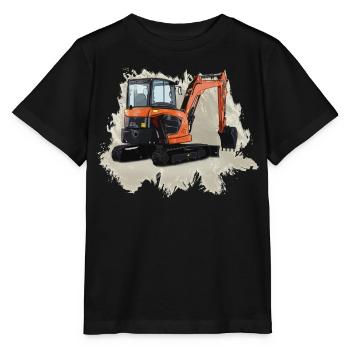 -pelles - T-shirt bio MINI CREATOR Stanley/Stella Enfant - noir - Devant - Mikhail (115cm)