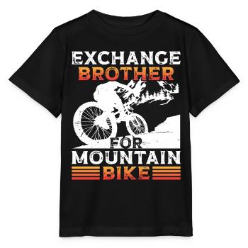 Échange frère pour le vélo de montagne - T-shirt bio MINI CREATOR Stanley/Stella Enfant - noir - Devant - Mikhail (115cm)