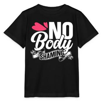 Pas de honte corporelle Bodyshaming Arrêtez l’ennui - T-shirt bio MINI CREATOR Stanley/Stella Enfant - noir - Devant - Mikhail (115cm)