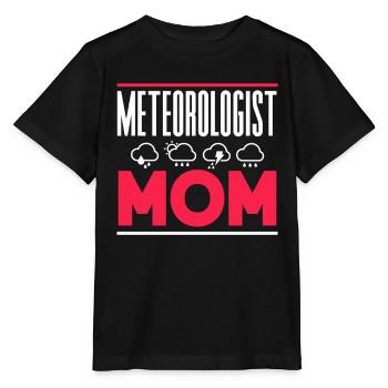 Météorologue Mama Profession Météorologue Météorologie - T-shirt bio MINI CREATOR Stanley/Stella Enfant - noir - Devant - Mikhail (115cm)