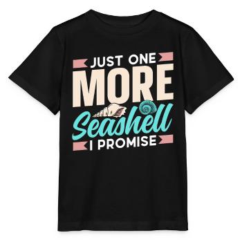 Nur Noch Eine Muschel Ich Verspreche Es Muscheln - Stanley/Stella Kinder T-Shirt MINI CREATOR  - Schwarz - Vorne - Mikhail (115cm)