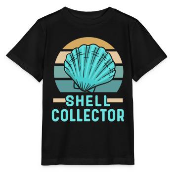 Shell collectors Mussel collectors collect mussels - Stanley/Stella MINI CREATOR Kids’ T-Shirt - black - Front - Mikhail (115cm)