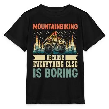 Le VTT parce que tout le reste - T-shirt bio MINI CREATOR Stanley/Stella Enfant - noir - Devant - Mikhail (115cm)