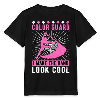 Color Guard Colorguard Farbwächter - Stanley/Stella Kinder T-Shirt MINI CREATOR  - Schwarz - Vorne - Mikhail (115cm)
