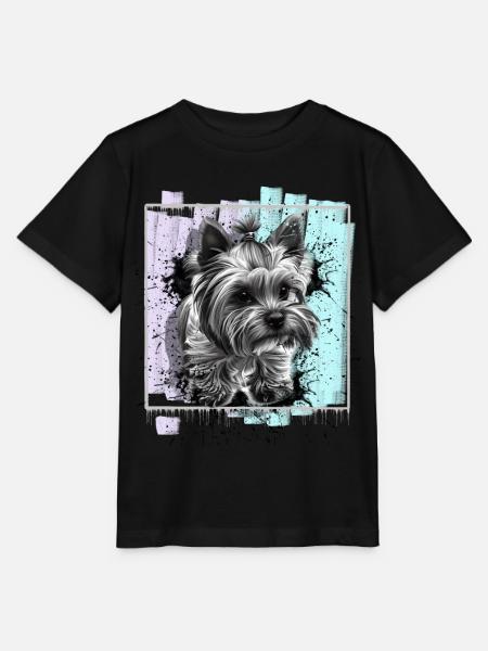 Yorkshire Terrier - Stanley/Stella Kinder T-Shirt MINI CREATOR  - Schwarz