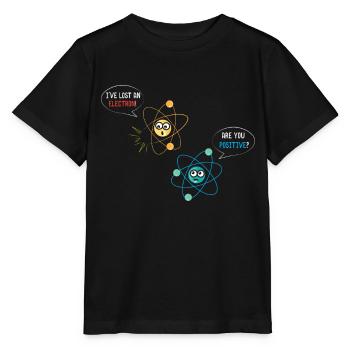 J’ai perdu un électron - T-shirt bio MINI CREATOR Stanley/Stella Enfant - noir - Devant - Mikhail (115cm)