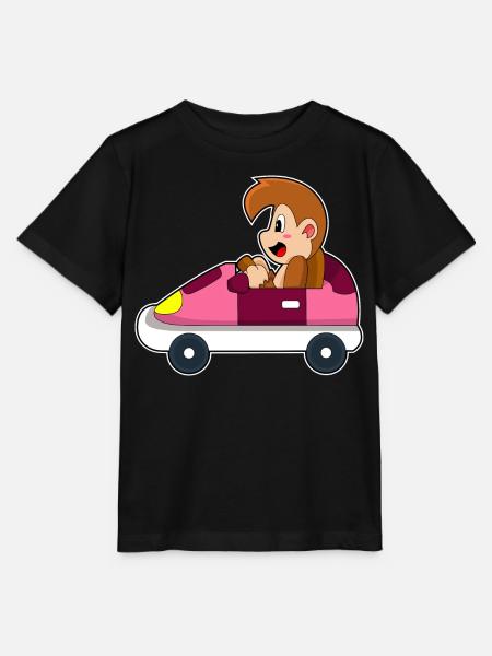 Affe Auto - Stanley/Stella Kinder T-Shirt MINI CREATOR  - Schwarz