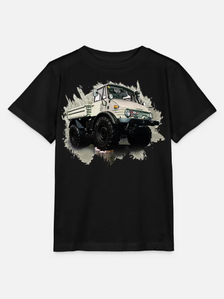 Unimog Oldi - Stanley/Stella Kinder T-Shirt MINI CREATOR  - Schwarz