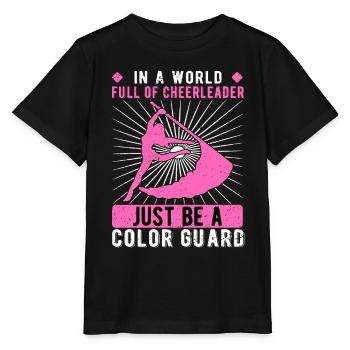 Color Guard Colorguard Farbwächter - Stanley/Stella Kinder T-Shirt MINI CREATOR  - Schwarz - Vorne - Mikhail (115cm)