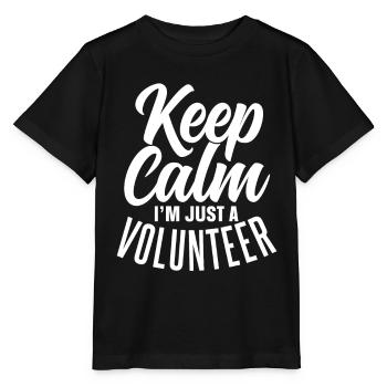 Keep calm I am only a voluntary profession - Stanley/Stella MINI CREATOR Kids’ T-Shirt - black - Front - Mikhail (115cm)