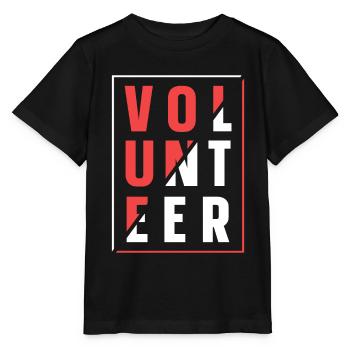 Freiwilliger Ehrenamtlicher Freiwillig Ehrenamt - Stanley/Stella Kinder T-Shirt MINI CREATOR  - Schwarz - Vorne - Mikhail (115cm)