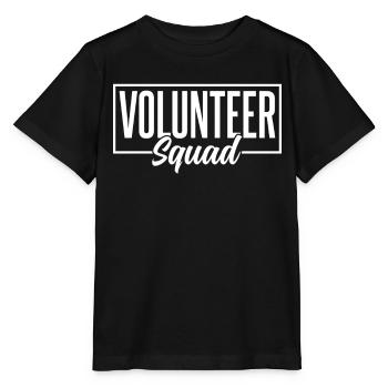 Équipe de bénévoles Bénévole - T-shirt bio MINI CREATOR Stanley/Stella Enfant - noir - Devant - Mikhail (115cm)
