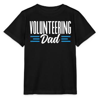 Père bénévole Volontaire Profession bénévole - T-shirt bio MINI CREATOR Stanley/Stella Enfant - noir - Devant - Mikhail (115cm)