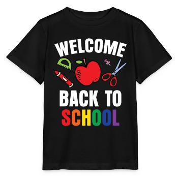 Welcome Back to School Back to School Teachers - Stanley/Stella MINI CREATOR Kids’ T-Shirt - black - Front - Mikhail (115cm)