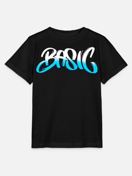 BASIC Graffiti Gradient - Stanley/Stella Kinder T-Shirt MINI CREATOR  - Schwarz
