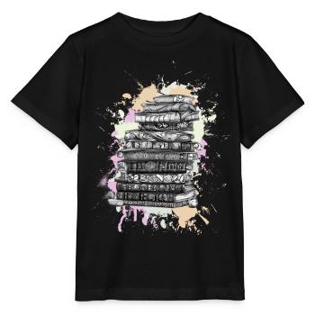 Lesen Bücher Buch - Stanley/Stella Kinder T-Shirt MINI CREATOR  - Schwarz - Vorne - Mikhail (115cm)