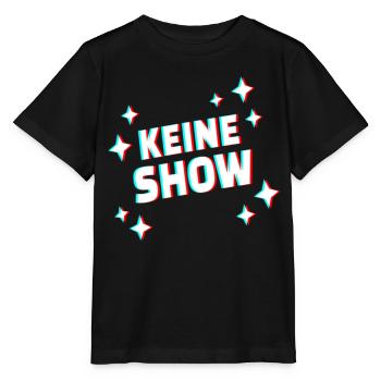 KEINE SHOW Glitch Schriftzug - Stanley/Stella Kinder T-Shirt MINI CREATOR  - Schwarz - Vorne - Mikhail (115cm)