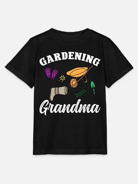 Gardening Grandma - Stanley/Stella Kinder T-Shirt MINI CREATOR - Schwarz