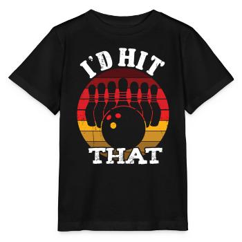 I'd hit that - Stanley/Stella MINI CREATOR Kids’ T-Shirt - black - Front - Mikhail (115cm)