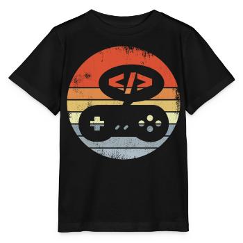 Concepteur de jeu - T-shirt bio MINI CREATOR Stanley/Stella Enfant - noir - Devant - Mikhail (115cm)