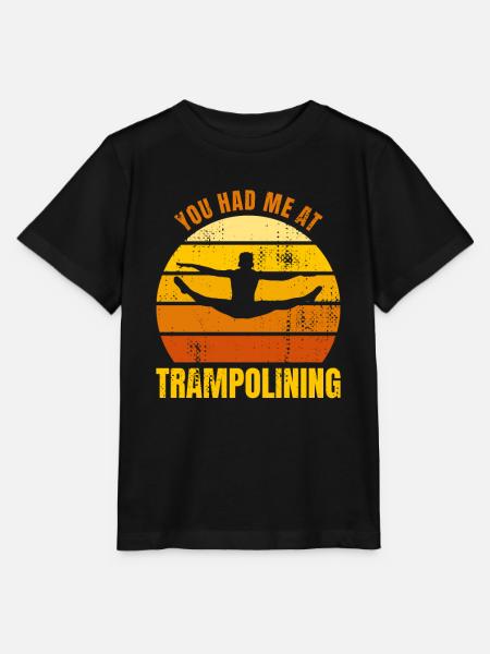 Drôle de citation de trampoline - T-shirt bio MINI CREATOR Stanley/Stella Enfant - noir