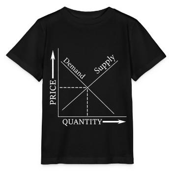 Capitalist Conservative Investor Economics - Stanley/Stella MINI CREATOR Kids’ T-Shirt - black - Front - Mikhail (115cm)