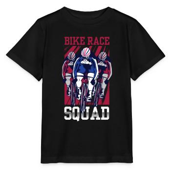 Radrennen Team Fahrrad Wettrennen Radrennfahrer - Stanley/Stella Kinder T-Shirt MINI CREATOR  - Schwarz - Vorne - Mikhail (115cm)