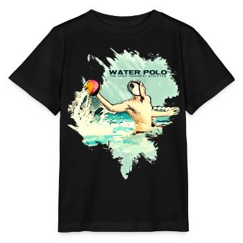 Wasserball - Die härtesten Sportler - Stanley/Stella Kinder T-Shirt MINI CREATOR  - Schwarz - Vorne - Mikhail (115cm)