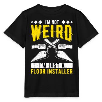 Floor layer screed layer - Stanley/Stella MINI CREATOR Kids’ T-Shirt - black - Front - Mikhail (115cm)