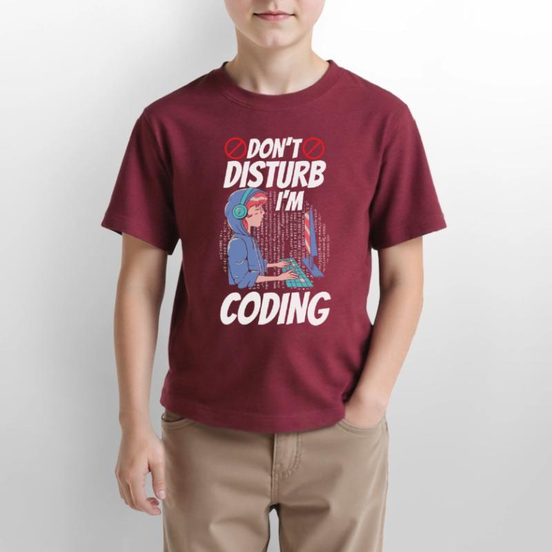 Stören Sie Nicht: Ich Programmiere Coding Coder Stanley/Stella Kinder T-Shirt MINI CREATOR 