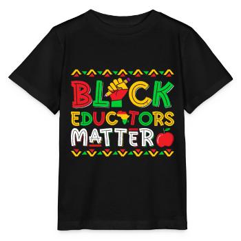 Funny African Month - Stanley/Stella MINI CREATOR Kids’ T-Shirt - black - Front - Mikhail (115cm)
