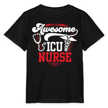 Great Intensive Care Nurse Intensive Care - Stanley/Stella MINI CREATOR Kids’ T-Shirt - black - Front - Mikhail (115cm)